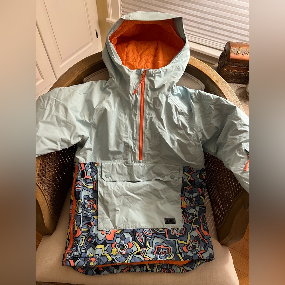 L.L.Bean girls’ ski jacket anorak, size M (10/12)
